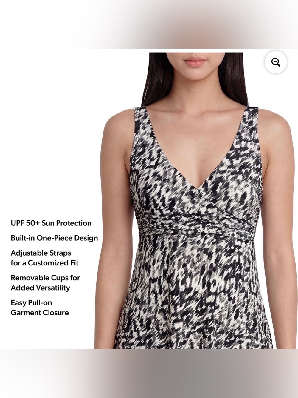 Land's End Women's Swim Dress - Picture 4 of 6